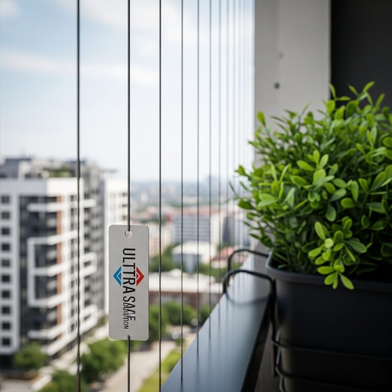 Balcony Invisible Grill Kolkata Price | Ultra Safe Solution