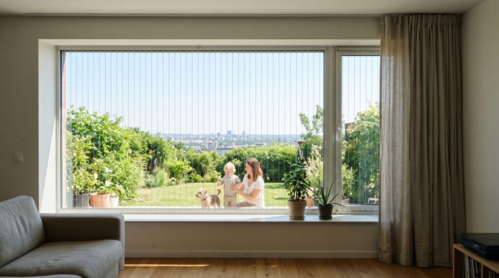 Invisible Grill Kolkata | Balcony Safety Grill Experts Near You